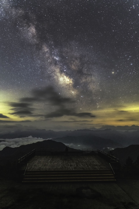 天の川を