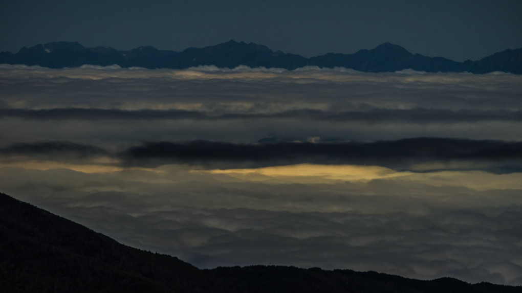 The sea of clouds from 2172ｍ