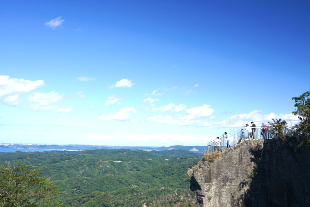 鋸山から