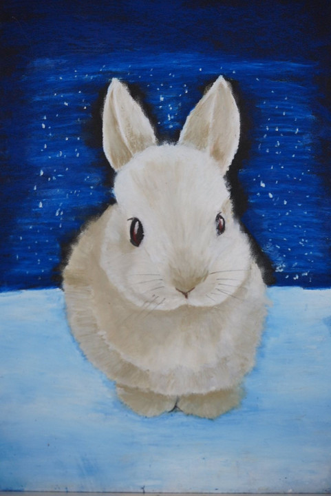 　　❄︎  rabbit painting  ❄︎