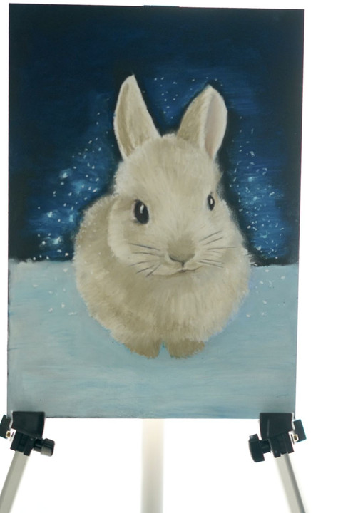 　　❄︎  rabbit painting  ❄︎
