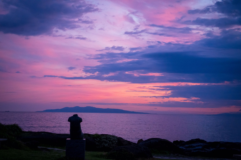 野島崎の夕景