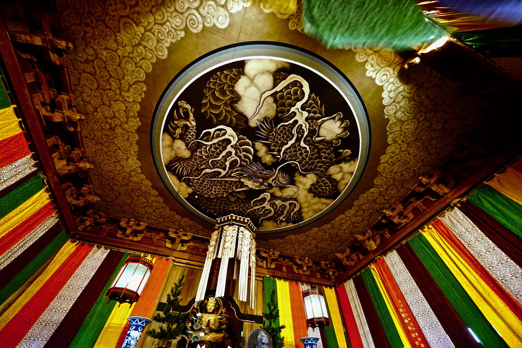 建長寺法堂の雲龍図