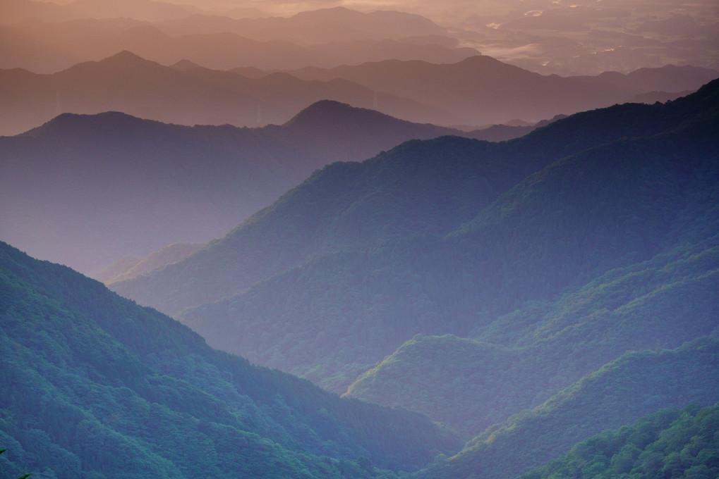 霧降高原　朝景