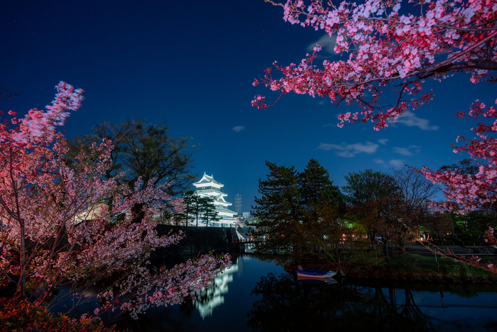 桜紀行2021-4　信州の夜桜、星景（8枚組）