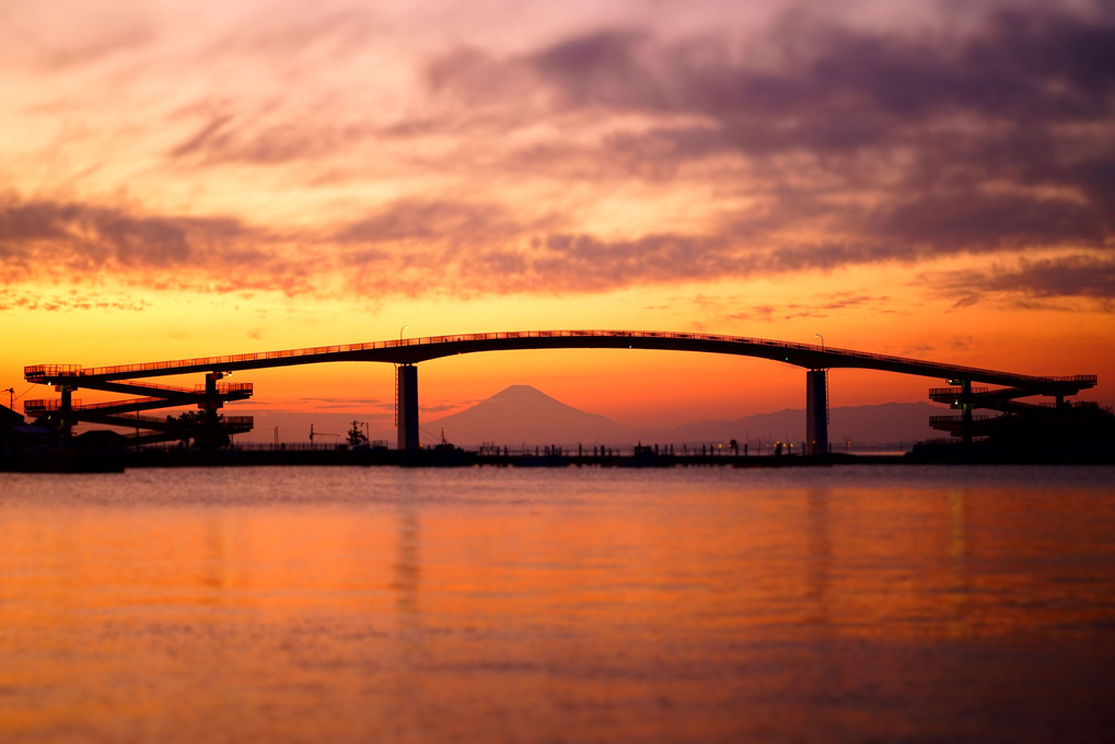 日本一の夕陽を眺めて
