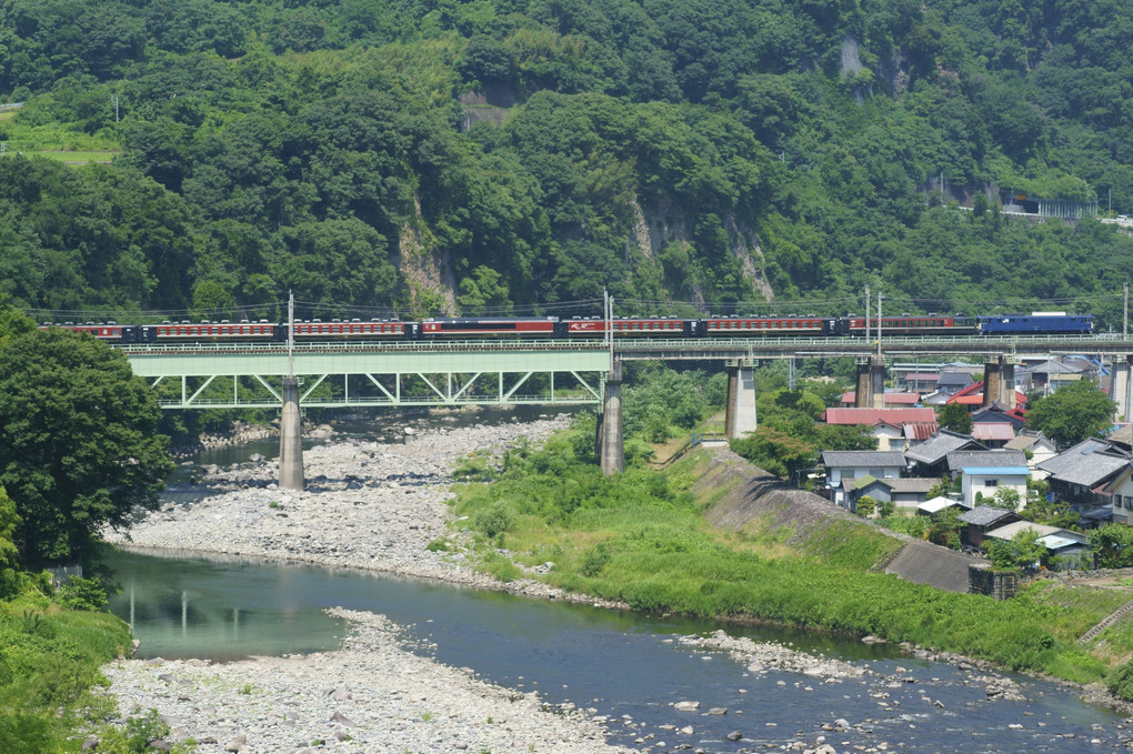 「快速　那須野物語」で使用した１２系返却回送列車。