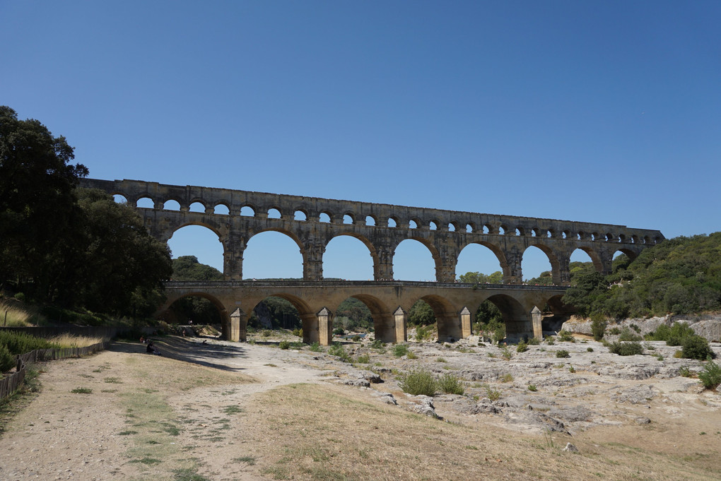 Pont du gard en France