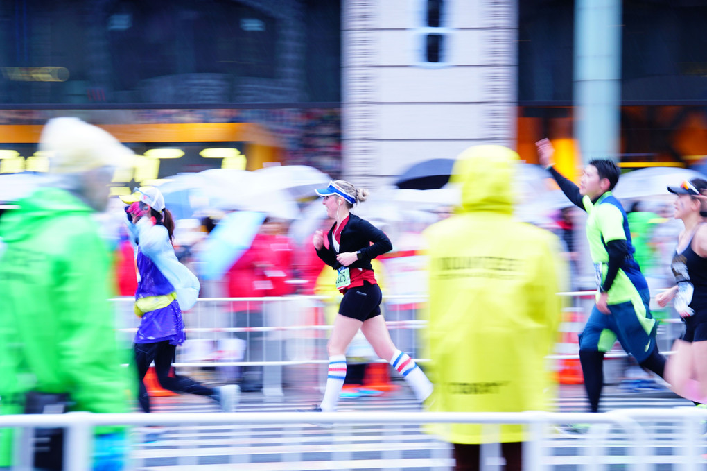 流し撮り 東京のマラソンを撮る＋α⁉︎