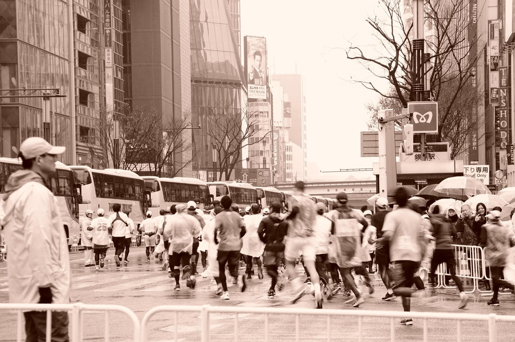 流し撮り 東京のマラソンを撮る＋α⁉︎