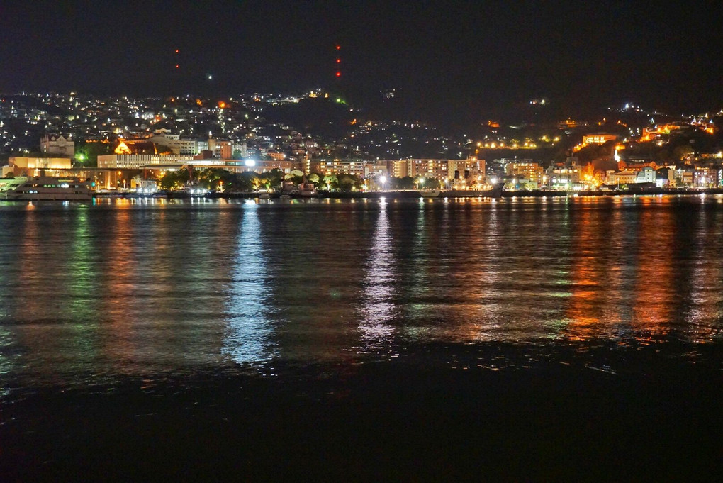 港からの夜景