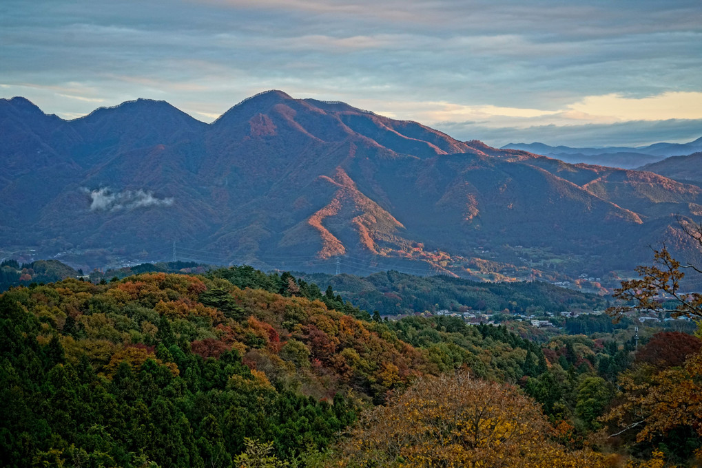 山が紅葉