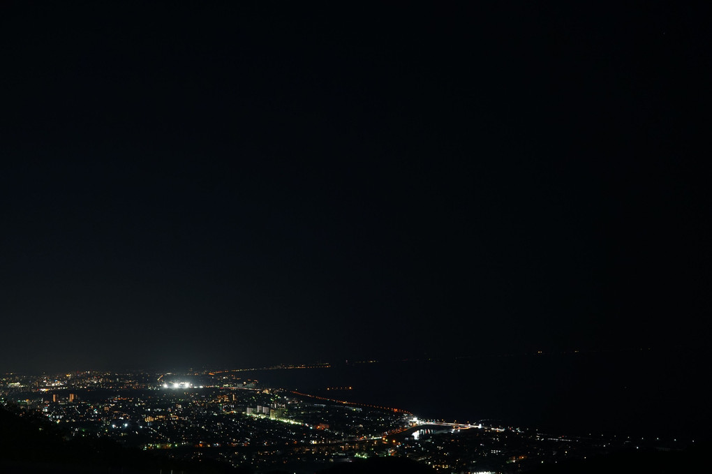 湘南平からの夜景(＠2018/4/22)