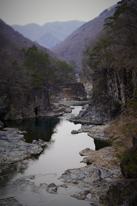 初春の龍王峡