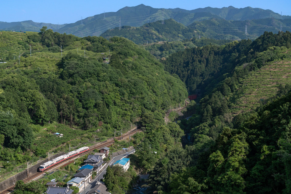 新緑の渓谷