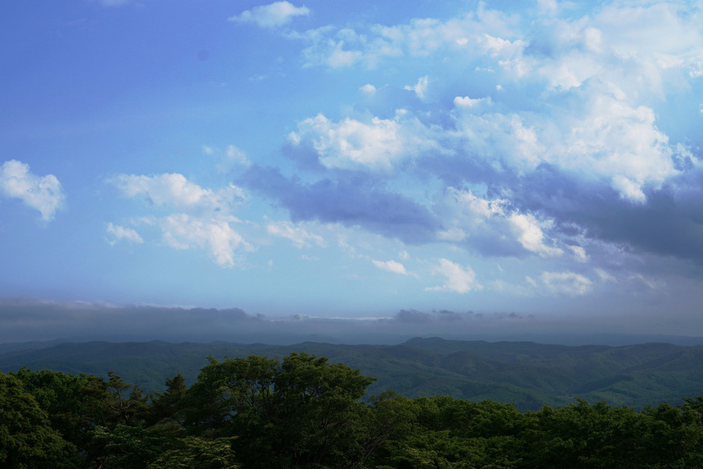 三株山の景色