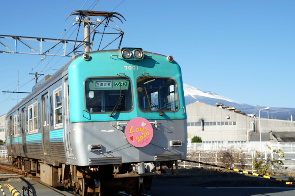 岳南鉄道　富士山の日　(*ﾟ▽ﾟ)ﾉ 