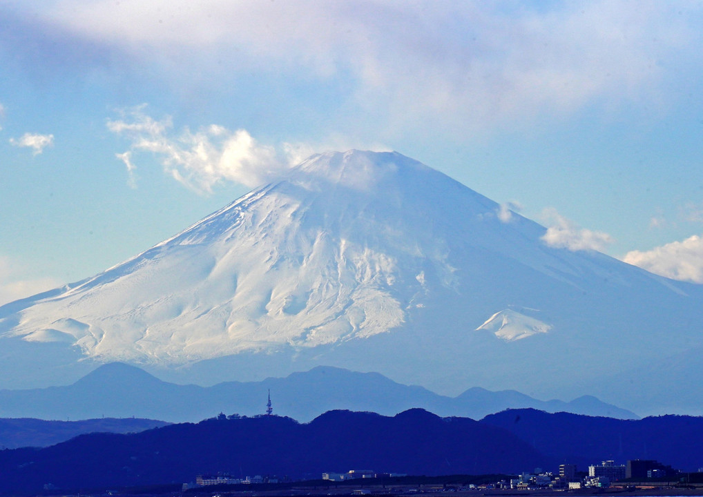 江ノ島からの富士山　v(^^*) 