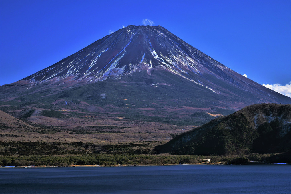 「富楽百景」その６・本栖湖の富士山