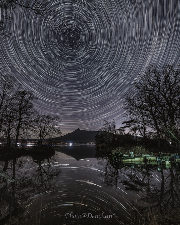 Star Trail Refrection