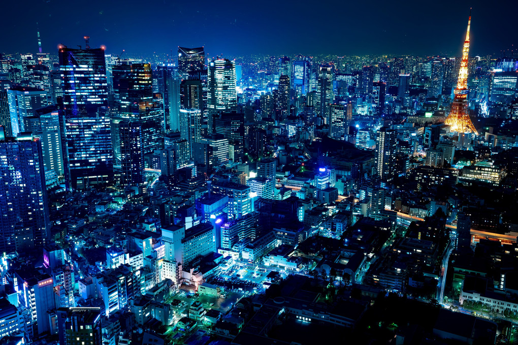 Blue Night Tokyo