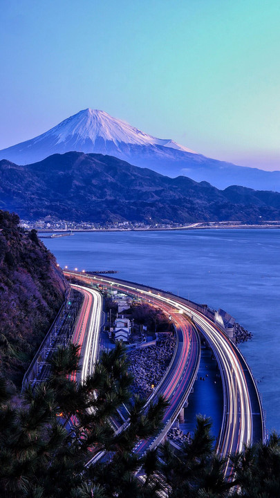 薩埵峠から富士山を望む