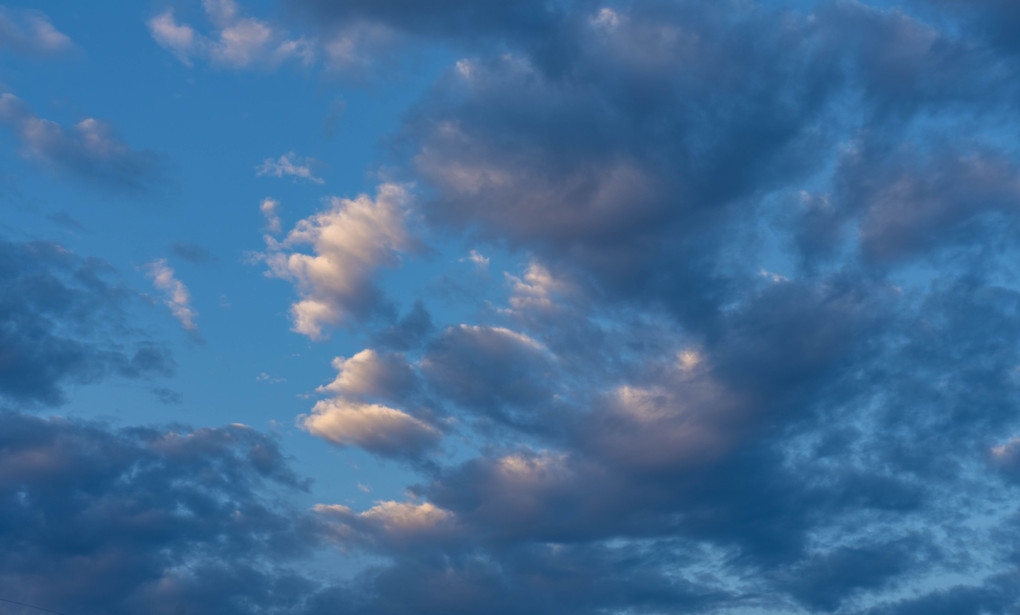 今日早朝の空