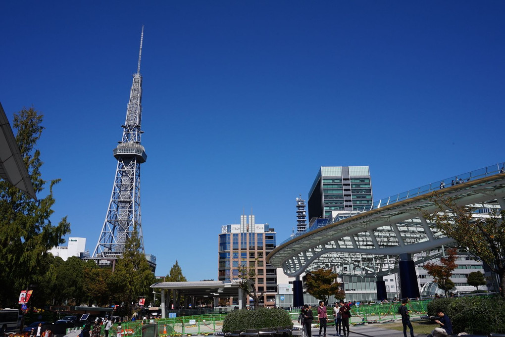 晴天の名古屋