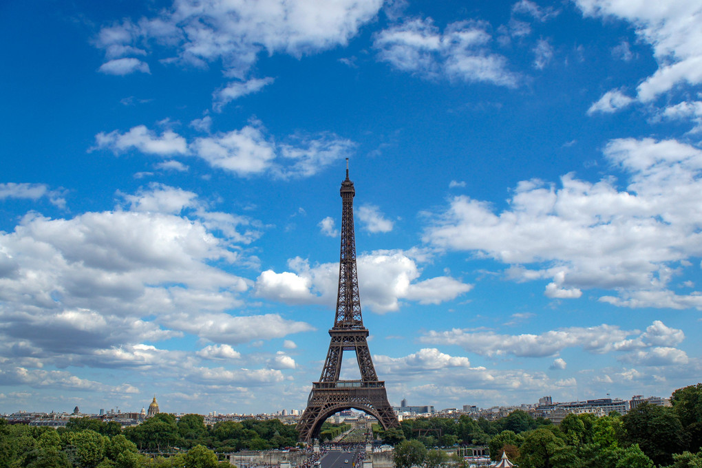 パリの青い空