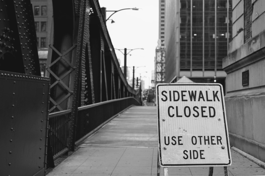 Sidewalk Closed?