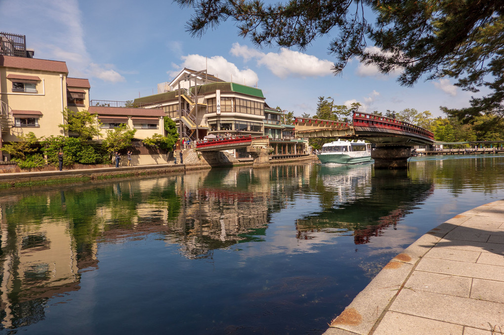 天橋立の回旋橋