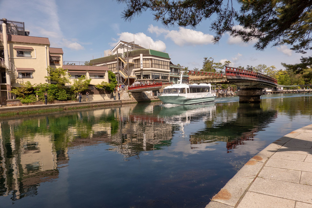 天橋立の回旋橋