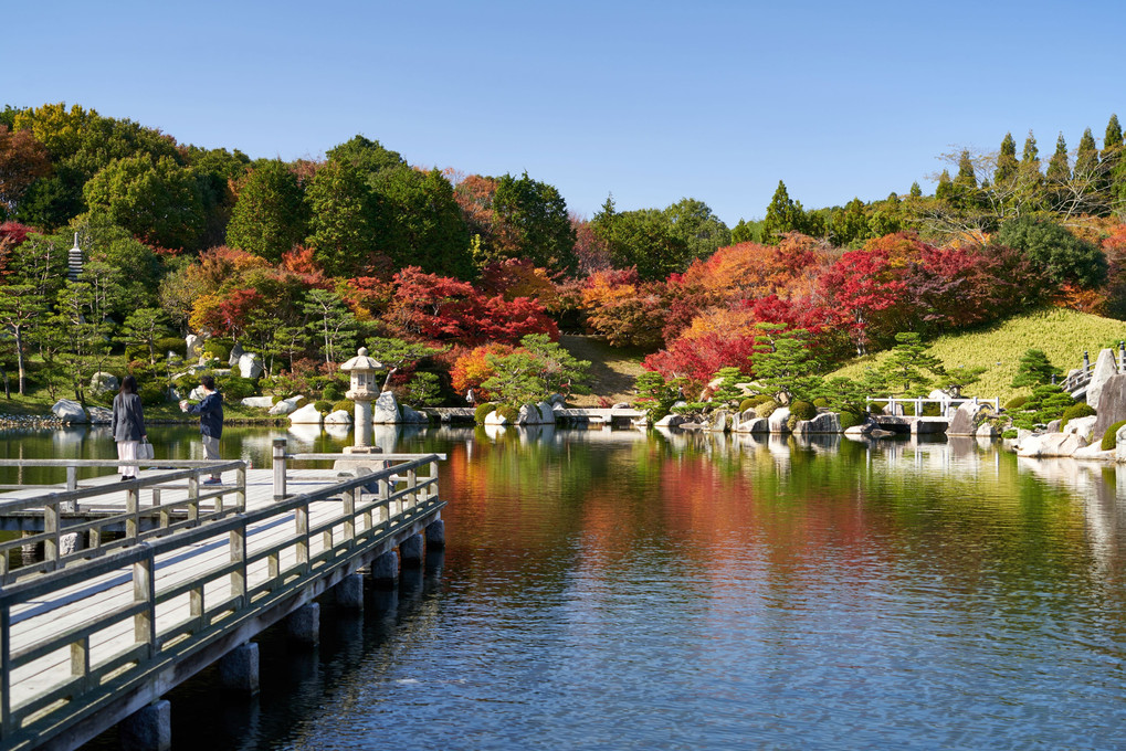 広島の秋 - 三景園