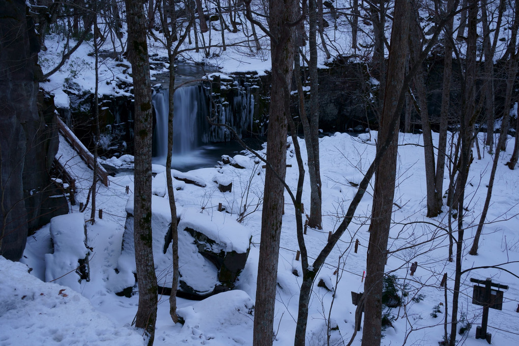 奥入瀬の氷瀑