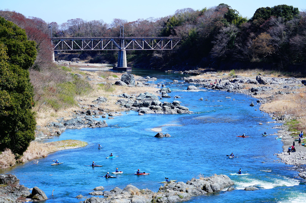 川遊び