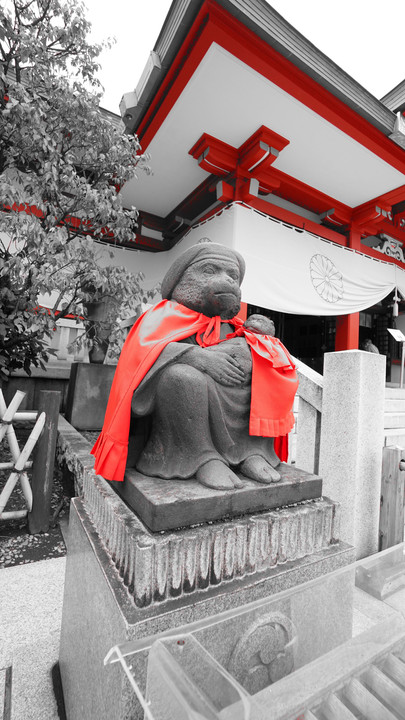 広角を楽しむ＠赤坂の神社