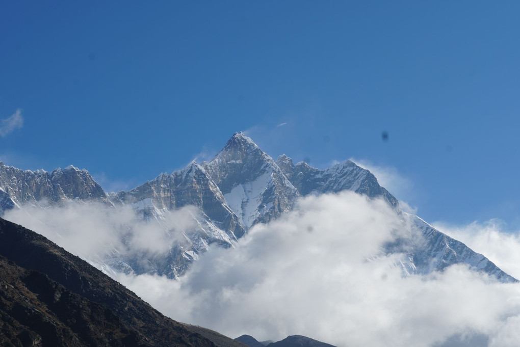 ネパールの山並み