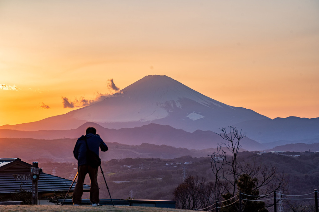 富士を撮る人