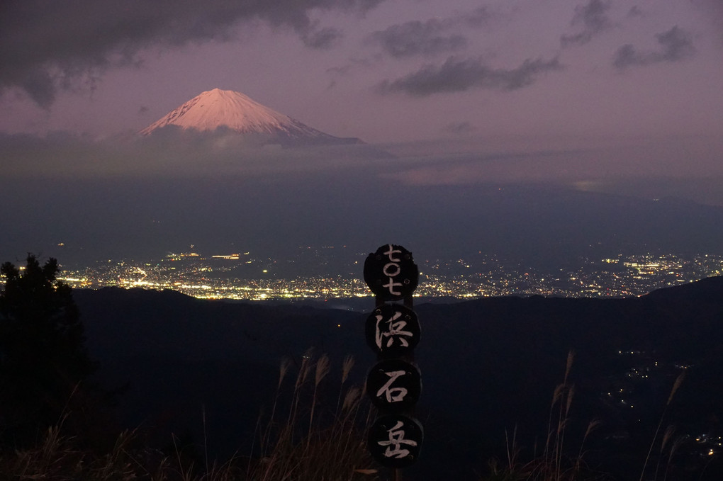 富士市の日没