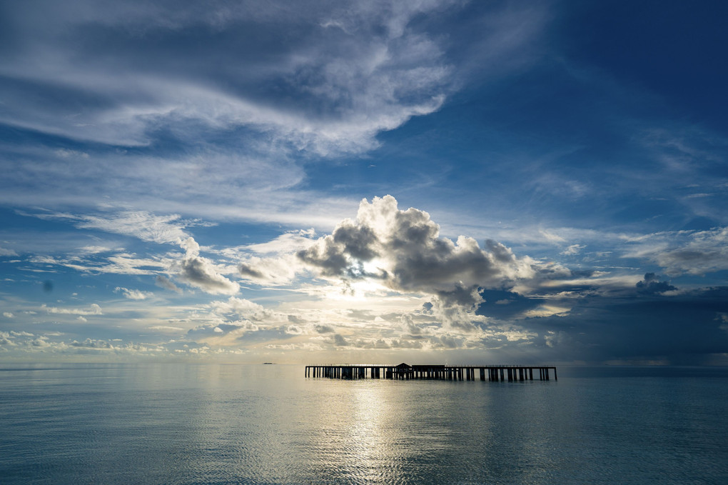 Calm time on the sea