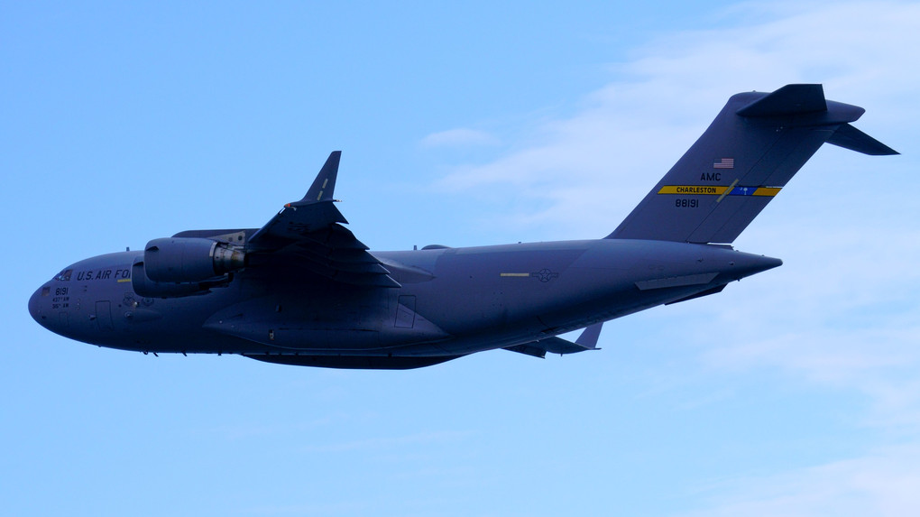 C-17の離陸