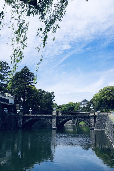 令和元年５月１日、二重橋にて