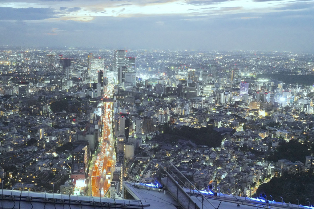 渋谷上空