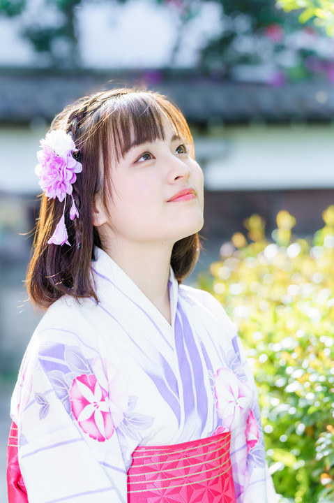 藤娘、初浴衣  -The Wisteria Maiden-