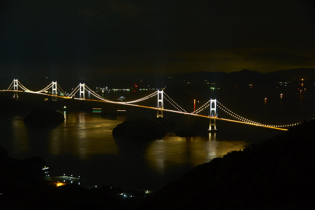 亀老山展望公園からの夜景