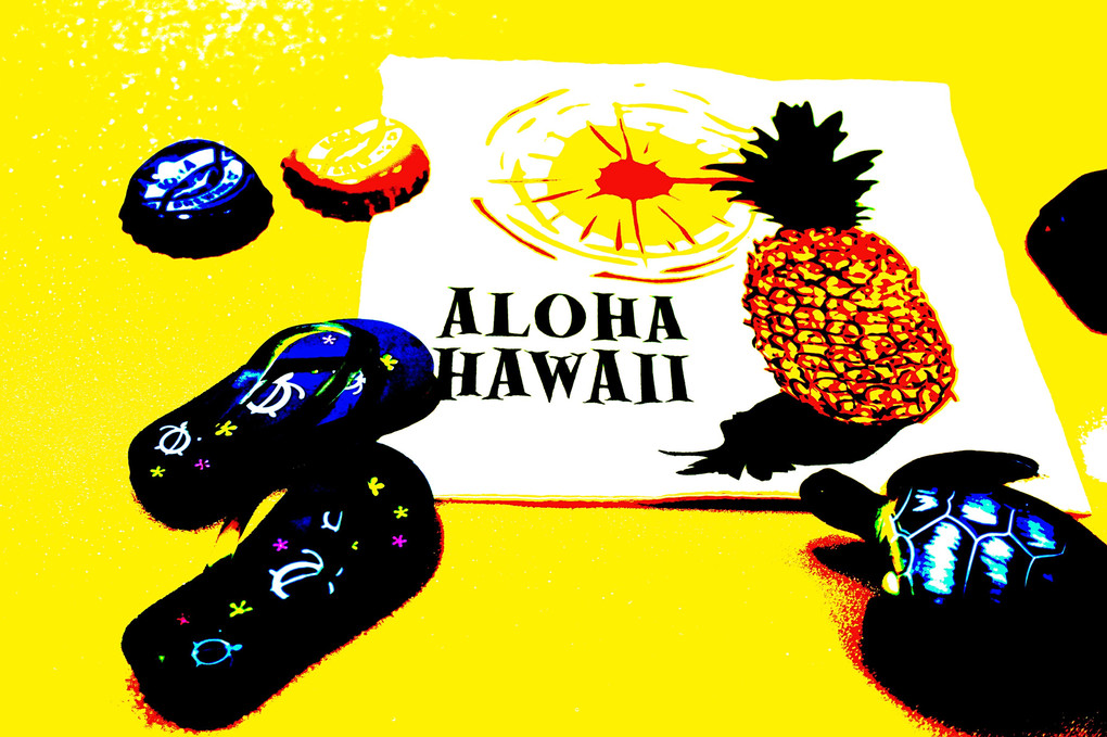 "Hawaiiのワクワクする小物たちを撮る"