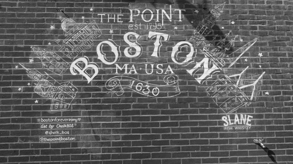 Sign Art of Irish Pub in Boston