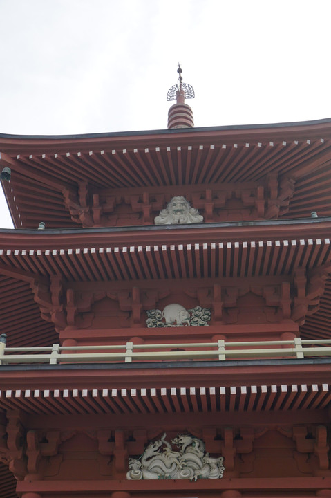 三重塔のある寺