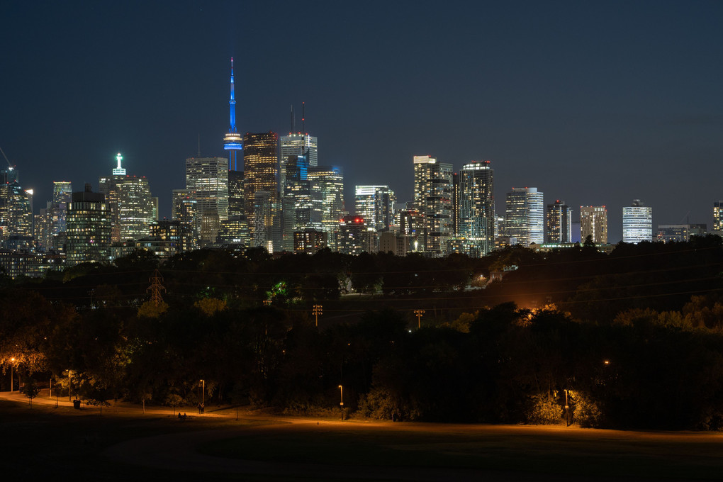 Night view of Toronto