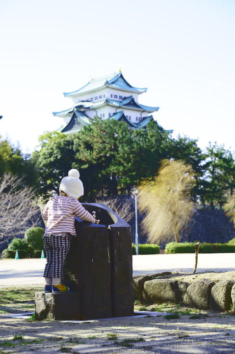 名城公園で遊ぶ